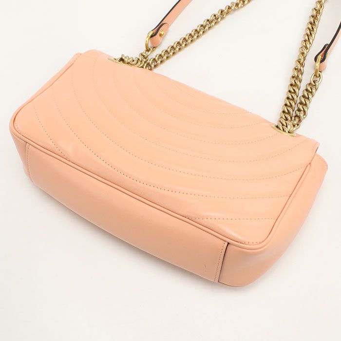 GUCCI グッチ ミディアム ショルダーバッグ GGマーモント 443497 ショルダーバッグ/キルティングレザー【中古】 レディース GUCCI グッチ ミディアム ショルダーバッグ GGマーモント 443497 ショルダーバッグ/キルティングレザー【中古】 レディース