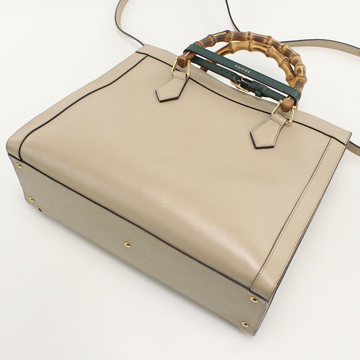 GUCCI グッチ 2WAY グッチ ダイアナ 655658 トートバッグ レザー【中古】 レディース
