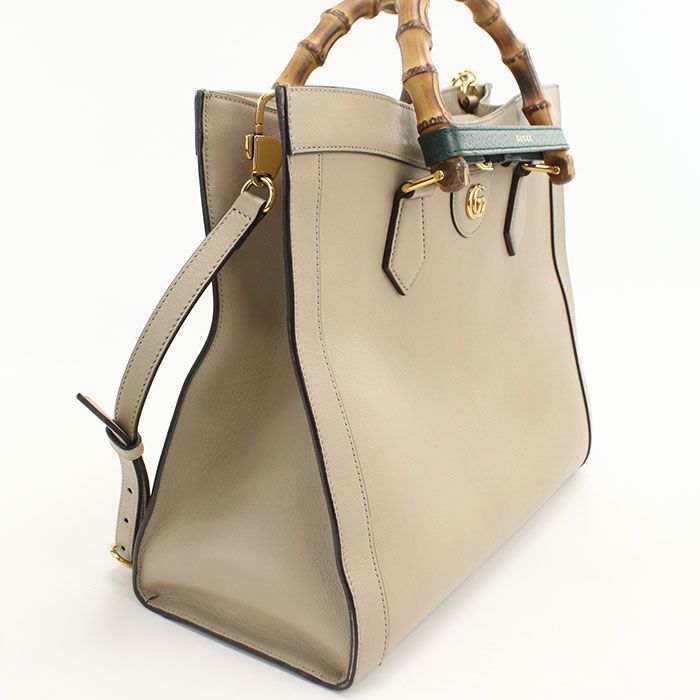 GUCCI グッチ 2WAY グッチ ダイアナ 655658 トートバッグ レザー【中古】 レディース