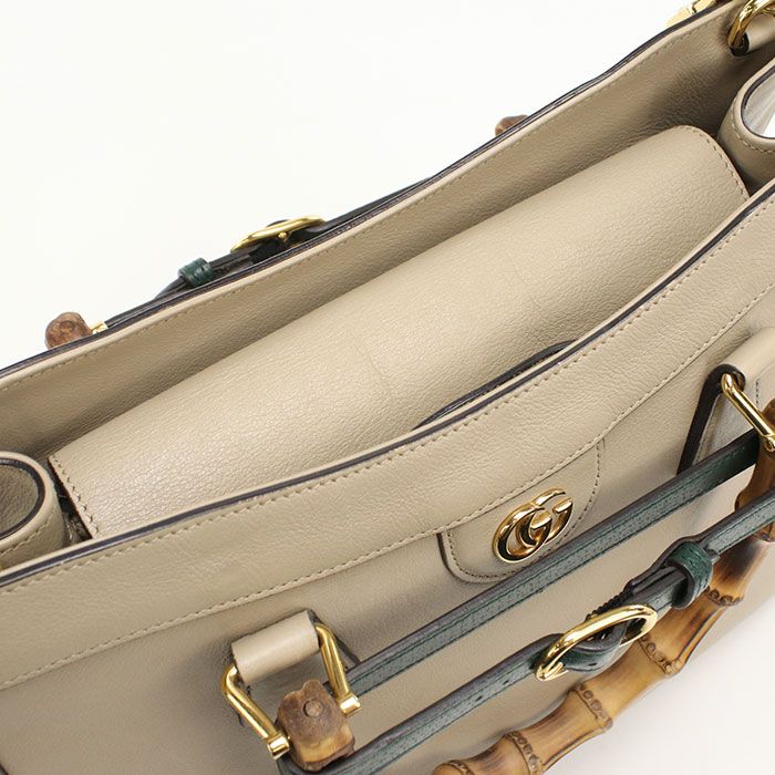 GUCCI グッチ 2WAY グッチ ダイアナ 655658 トートバッグ レザー【中古】 レディース