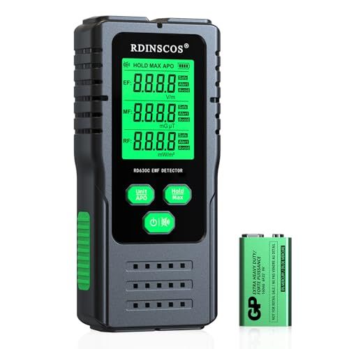 EMFメーター デジタル電磁場放射線検出器,emf メーター 電磁波計 電磁波測器 電磁波測定器 電磁波計： EF、RF、MF、WiFi信号用3-in-1ポータブル電磁界放射検出器、家庭や屋外のEMF検査 電磁波計測器wb a247bb9a