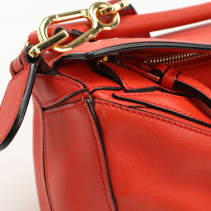 LOEWE ロエベ 2WAY パズル ハンドバッグ カーフ【中古】 レディース