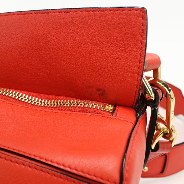 LOEWE ロエベ 2WAY パズル ハンドバッグ カーフ【中古】 レディース