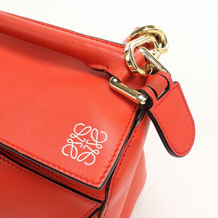 LOEWE ロエベ 2WAY パズル ハンドバッグ カーフ【中古】 レディース