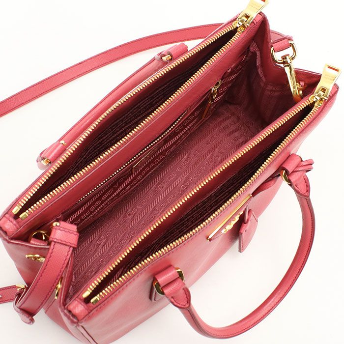 PRADA プラダ 2WAY ガレリア トートバッグ レザー【中古】 レディース