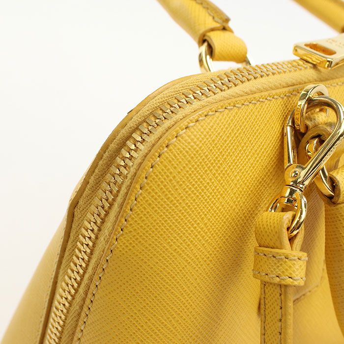 PRADA プラダ ミニ バッグ サフィアーノレザー BL0838 ハンドバッグ レザー【中古】 レディース