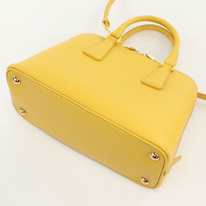 PRADA プラダ ミニ バッグ サフィアーノレザー BL0838 ハンドバッグ レザー【中古】 レディース