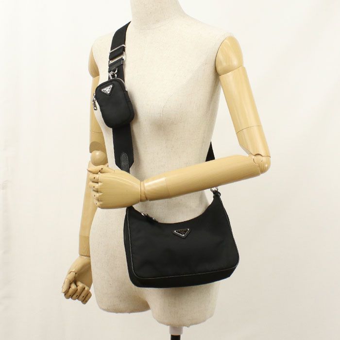 PRADA プラダ 1BH058 斜め掛け ショルダーバッグ ナイロン【中古】 レディース PRADA プラダ 1BH058 斜め掛け ショルダーバッグ ナイロン【中古】 レディース