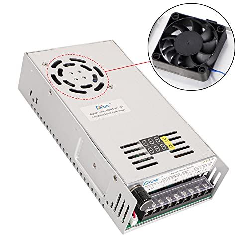 DROK スイッチング電源 AC 110/220V→DC 0-48V 10A 480W 電圧調整可能 安定化 直流電源変換器 過負荷電圧遮断 放熱ファン付き コンバーターwb 6d817057 DROK スイッチング電源 AC 110/220V→DC 0-48V 10A 480W 電圧調整可能 安定化 直流電源変換器 過負荷電圧遮断 放熱ファン付き コンバーターwb 6d817057