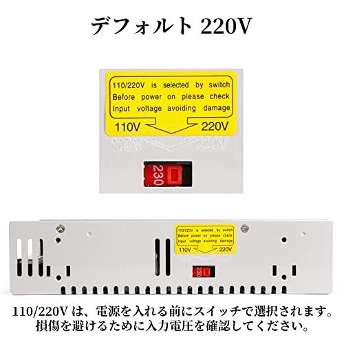DROK スイッチング電源 AC 110/220V→DC 0-48V 10A 480W 電圧調整可能 安定化 直流電源変換器 過負荷電圧遮断 放熱ファン付き コンバーターwb 6d817057 DROK スイッチング電源 AC 110/220V→DC 0-48V 10A 480W 電圧調整可能 安定化 直流電源変換器 過負荷電圧遮断 放熱ファン付き コンバーターwb 6d817057