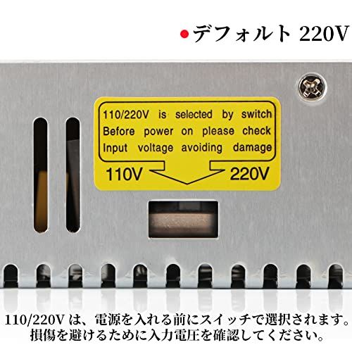 DROK スイッチング電源 AC 110/220V→DC 0-48V 0-10A 480W 電圧調整可能 安定化デンゲン 直流でんげん変換器 過負荷電圧遮断 放熱ファン付き コンバーターwb 775f33f6