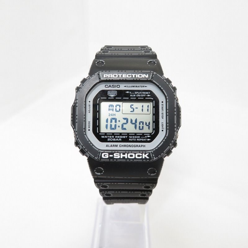 【瀬戸大橋店】 中古 G-SHOCK | ジーショック 腕時計 デジタルクオーツ 折り紙 DW-5600RGM-1 ブラック 【131】