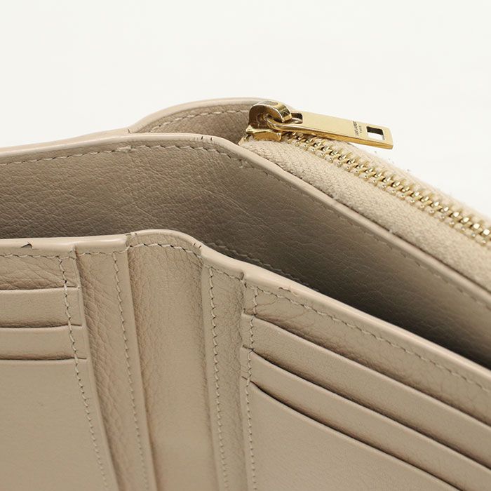 SAINT LAURENT サンローラン 635263 二つ折り財布 カーフ【中古】 レディース SAINT LAURENT サンローラン 635263 二つ折り財布 カーフ【中古】 レディース