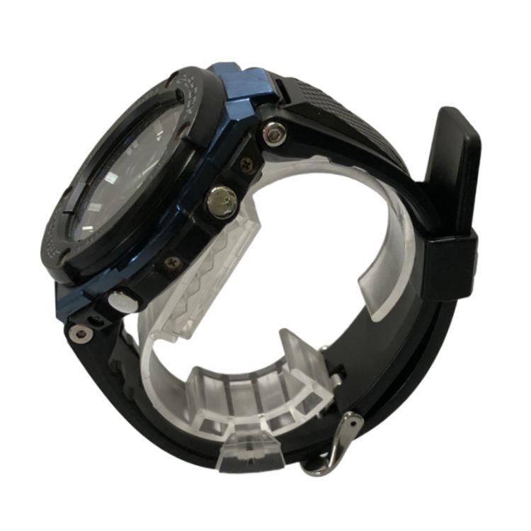 CASIO カシオ ジーショック G-STEEL GST-W300G-1A2JF 電波ソーラー ブラック×ブルー メンズ 腕時計 中古 T11205575 CASIO カシオ ジーショック G-STEEL GST-W300G-1A2JF 電波ソーラー ブラック×ブルー メンズ 腕時計 中古 T11205575