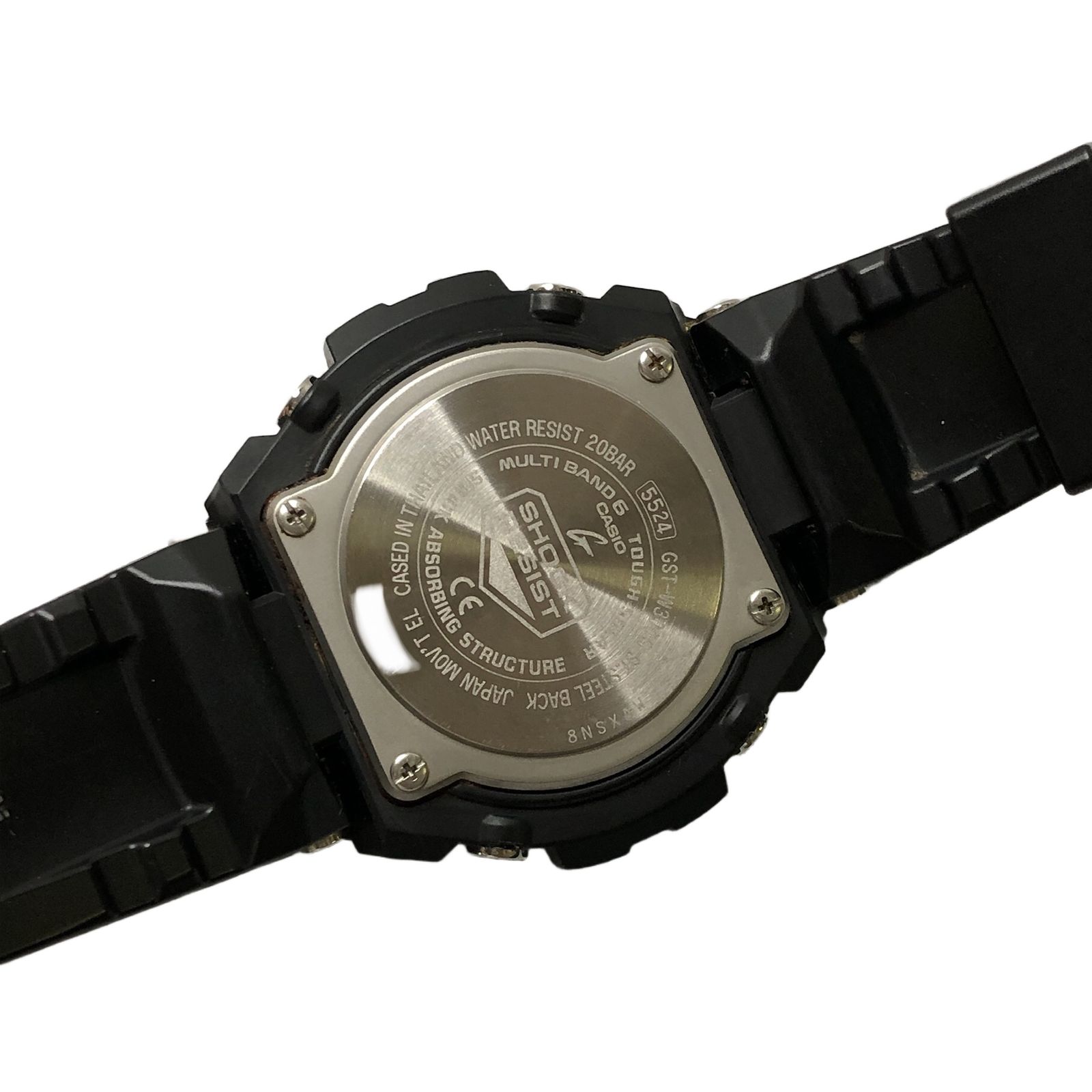 CASIO カシオ ジーショック G-STEEL GST-W300G-1A2JF 電波ソーラー ブラック×ブルー メンズ 腕時計 中古 T11205575 CASIO カシオ ジーショック G-STEEL GST-W300G-1A2JF 電波ソーラー ブラック×ブルー メンズ 腕時計 中古 T11205575