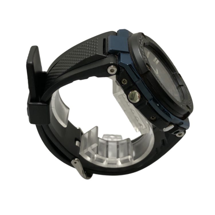 CASIO カシオ ジーショック G-STEEL GST-W300G-1A2JF 電波ソーラー ブラック×ブルー メンズ 腕時計 中古 T11205575 CASIO カシオ ジーショック G-STEEL GST-W300G-1A2JF 電波ソーラー ブラック×ブルー メンズ 腕時計 中古 T11205575
