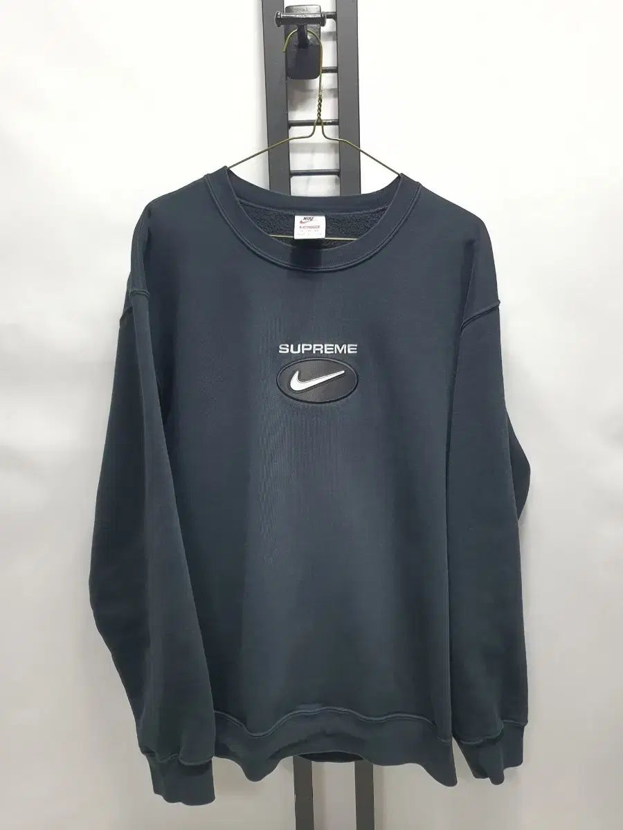 NIKE x Supreme スウェット ジュエリー クルーネック ブラック xl