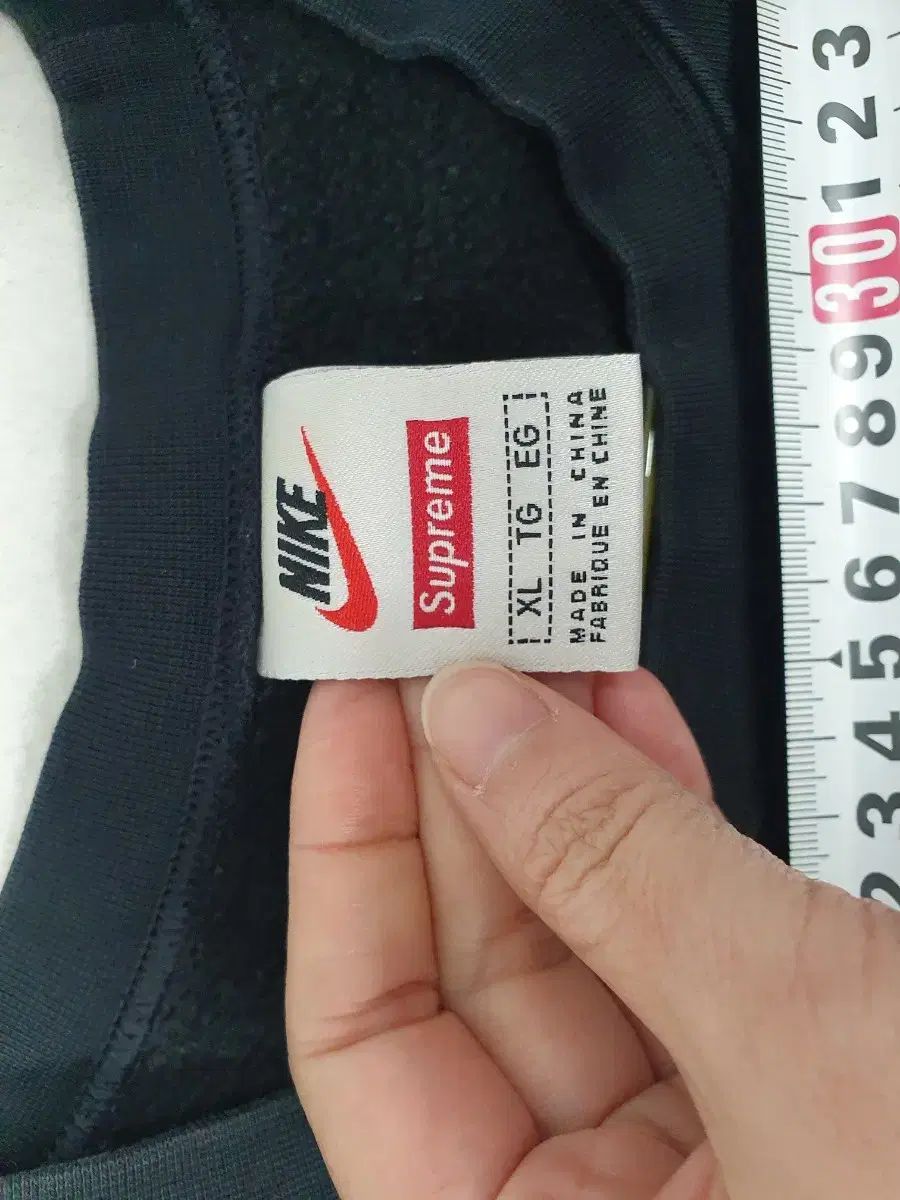 NIKE x Supreme スウェット ジュエリー クルーネック ブラック xl