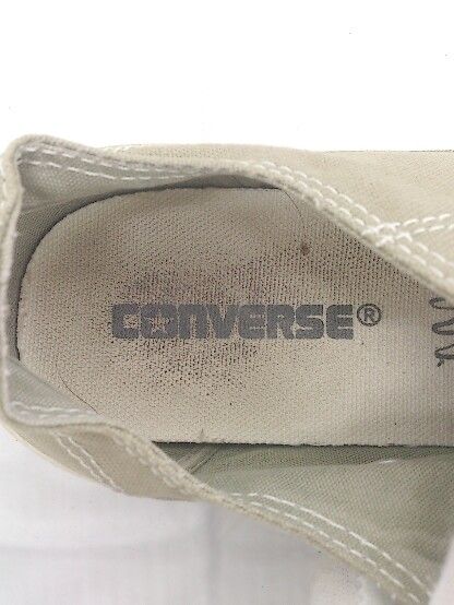 ◇ converse ALL STAR STITCHING OX 31304340 定番 人気 スニーカー シューズ サイズ24.0cm カーキ ベージュ レディース P 【1307250008602】