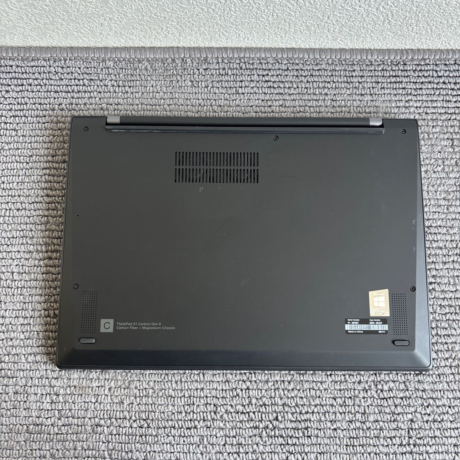 Lenovo Thinkpad X1 Carbon Gen 9 i5-1135G7 メモリ8GB SSD256GB Win11 指紋認証 AC付き Lenovo Thinkpad X1 Carbon Gen 9 i5-1135G7 メモリ8GB SSD256GB Win11 指紋認証 AC付き