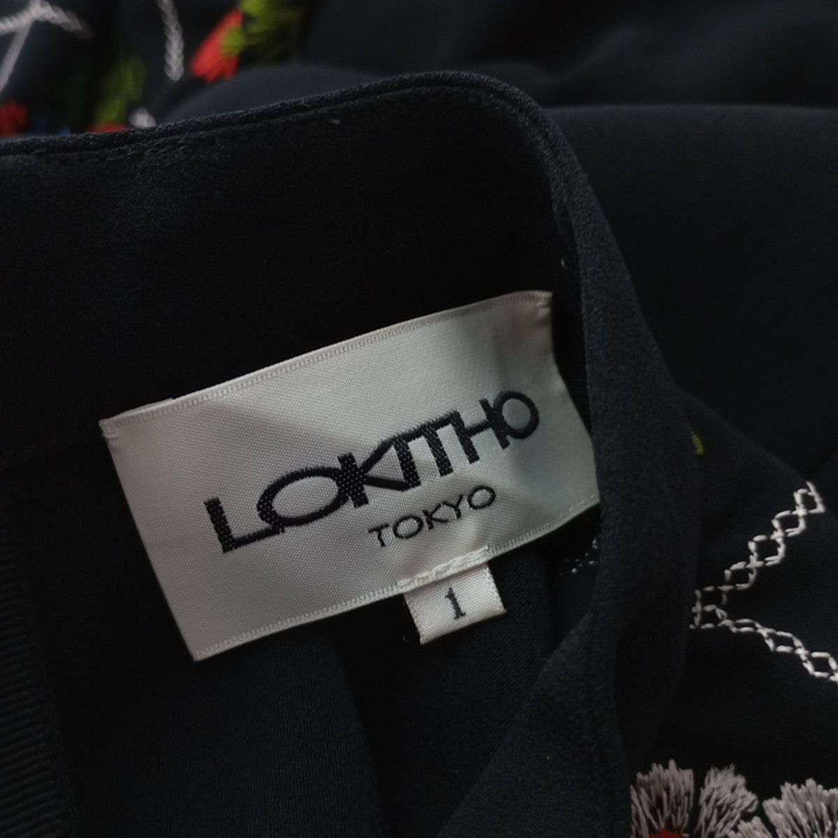 LOKITHO ロキト Botanical Embroidery Top ボタニカル エンブロイ