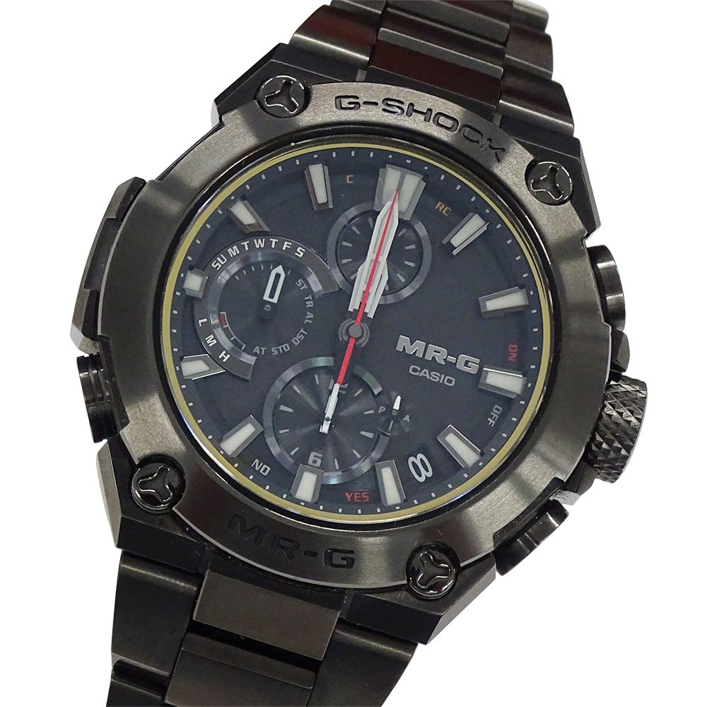 カシオ CASIO G-SHOCK MR-G MRG-B1000-1AJR 時計 メンズ ブランド タフソーラー Bluetooth搭載 チタン ブラック【中古】