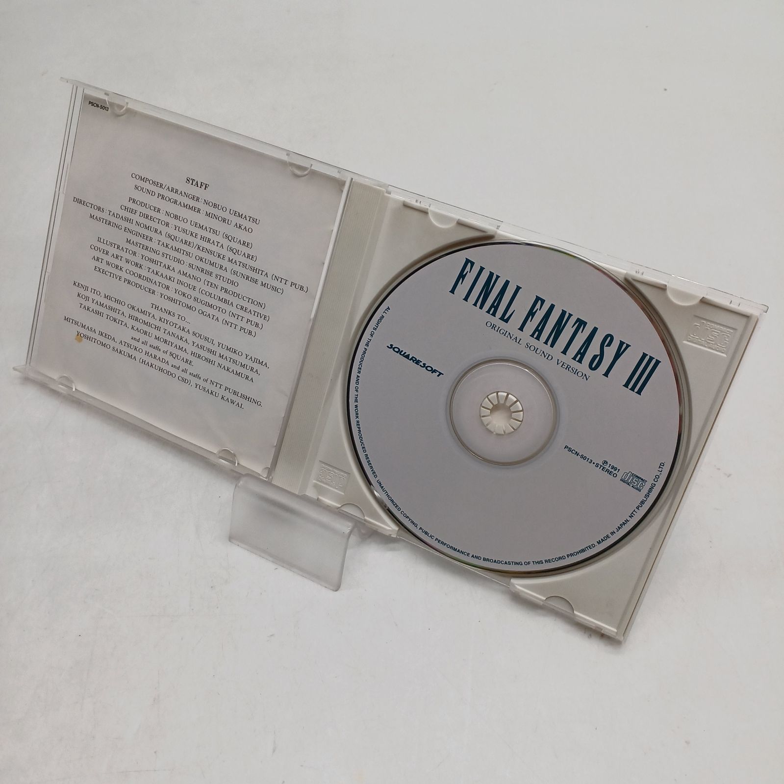 CD】FINAL FANTASY III オリジナル・サウンド・ヴァージョン FF