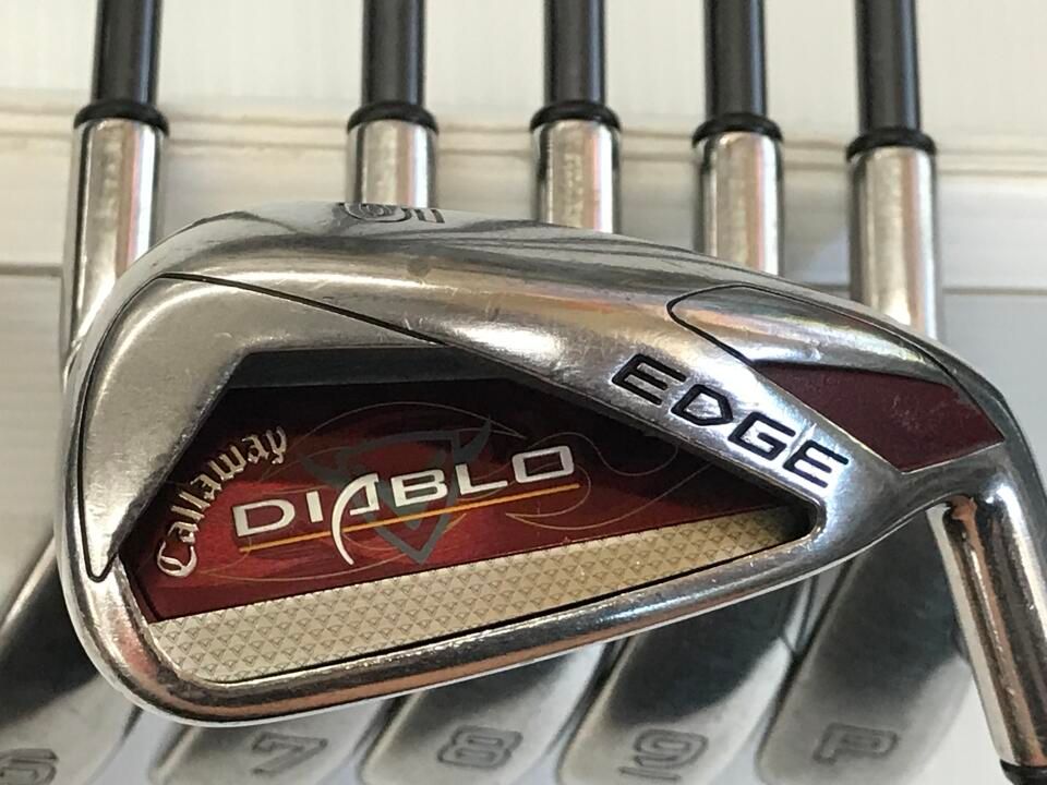 キャロウェイ　DIABLO EDGE　DIABLO EDGE 60i　Rフレックス　アイアンセット　中古【最短即日発送】