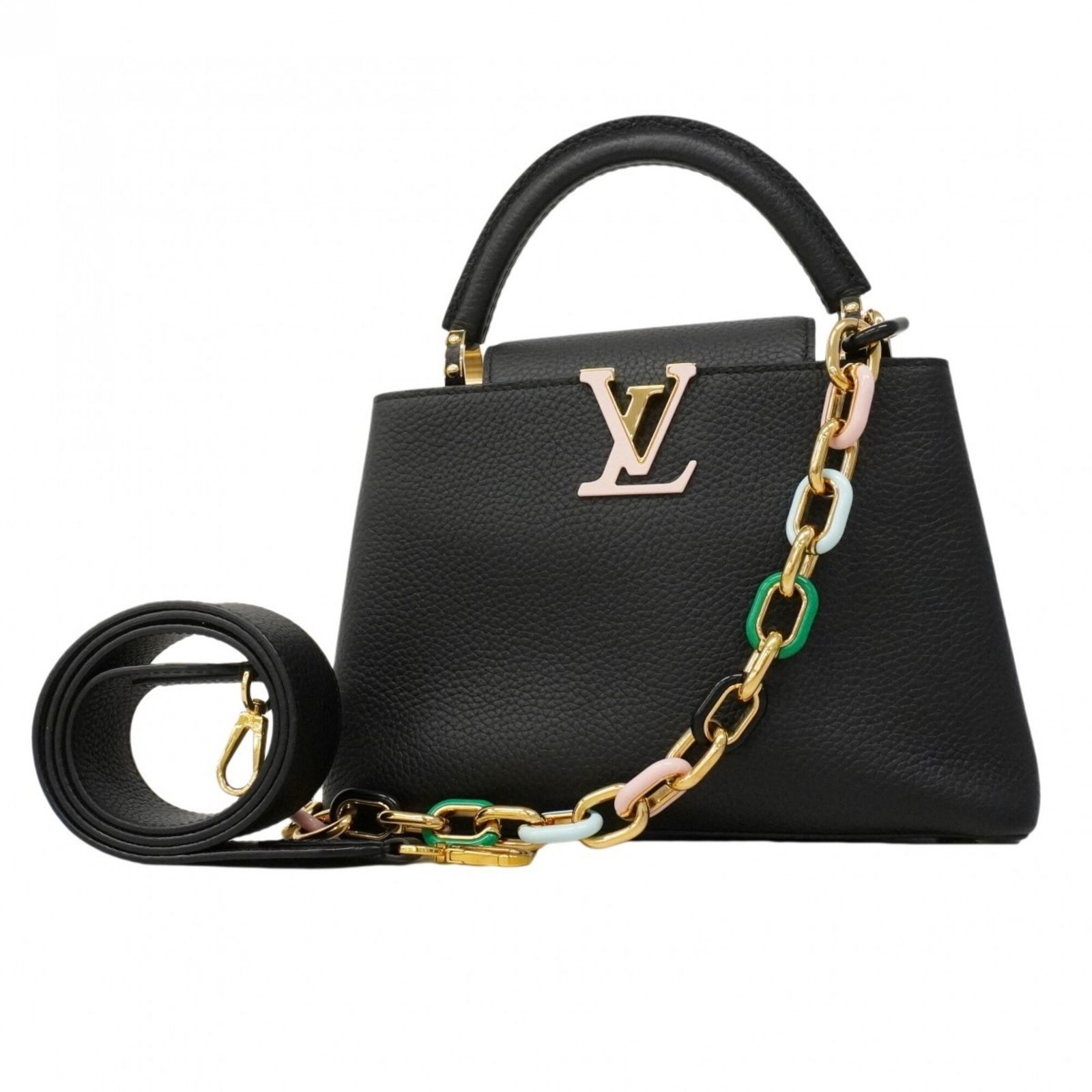 ルイ・ヴィトン(Louis Vuitton) ルイ・ヴィトン ハンドバッグ トリヨン カプシーヌBB M21641 ノワール 2wayバッグレディース P2876274