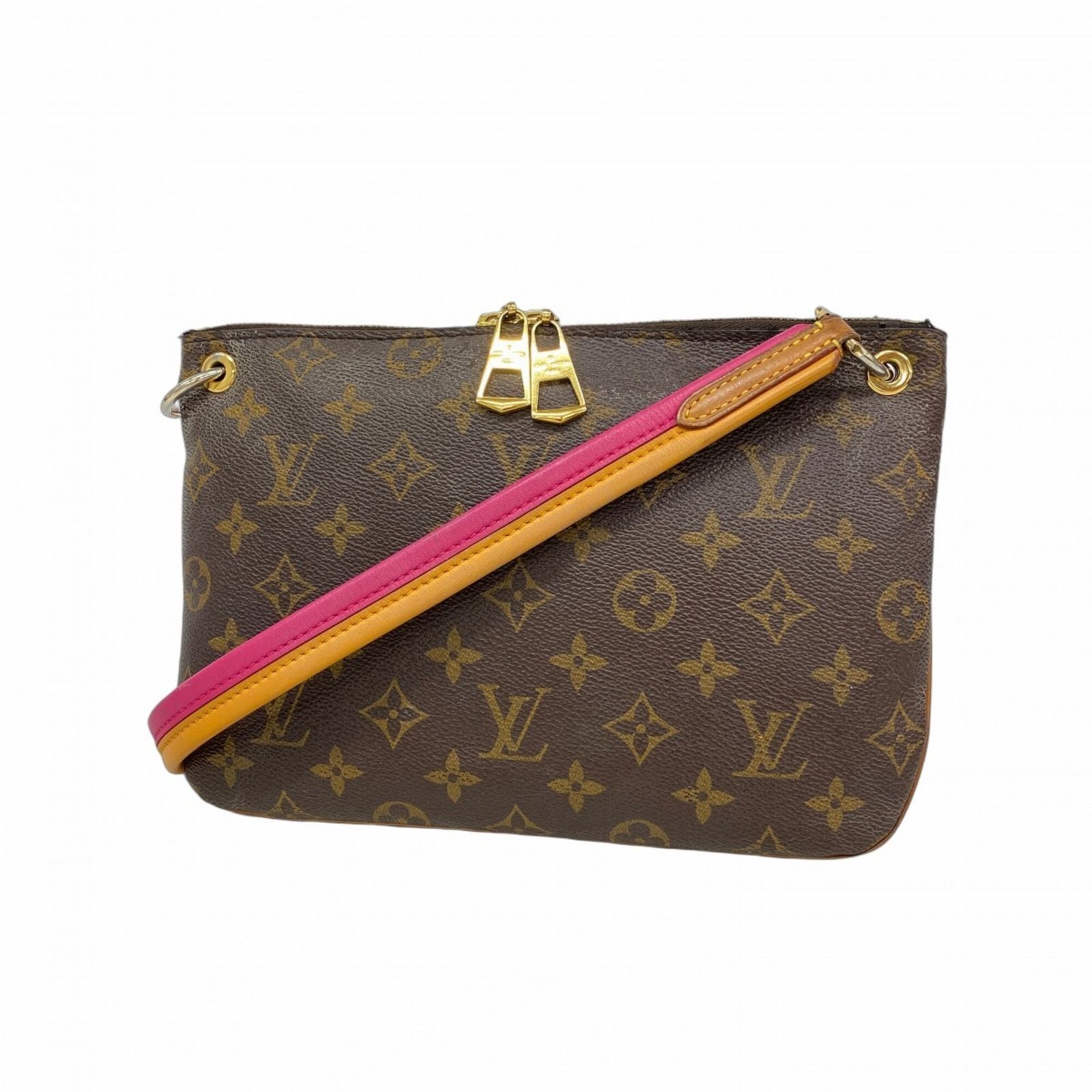 ルイ・ヴィトン(Louis Vuitton) ルイ・ヴィトン ショルダーバッグ モノグラム ロレッタ M44053 ブラウン ホットピンクレディース P2869294