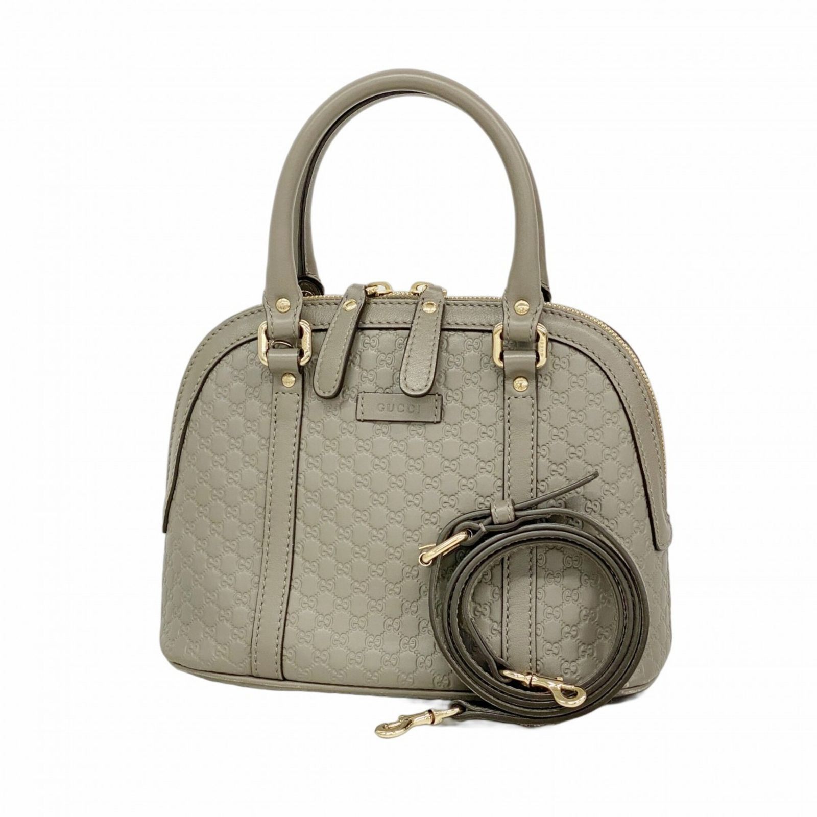 グッチ(Gucci) グッチ ハンドバッグ グッチシマ 449654 レザー グレー 2wayバッグレディース P2862819