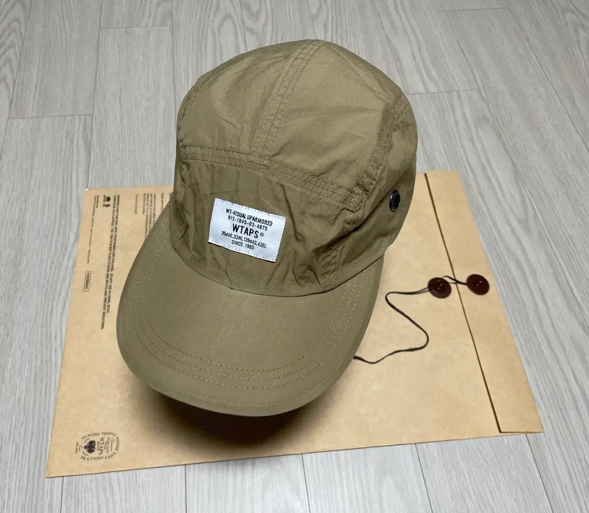 WTAPS T-5 ナイロン ウール 帽子 ベージュ