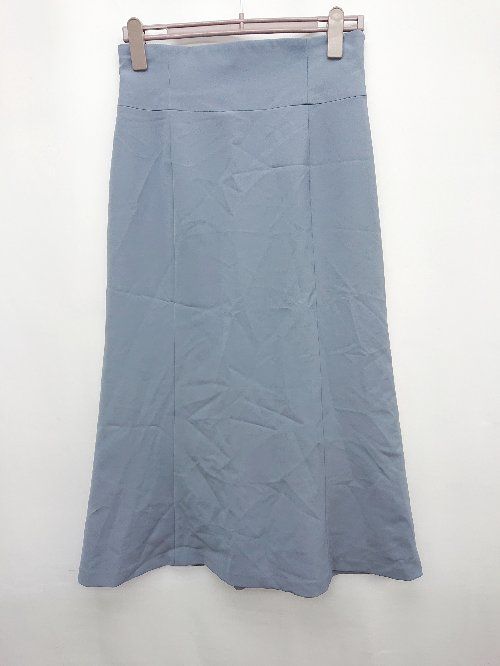 ◇ JOINT WORKS ジョイントワークス くすみカラー シンプル ロング マーメード スカート サイズM ブルー系 レディース P 【1308240010766】