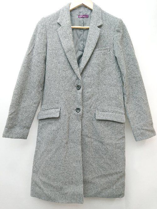 ◇ URBAN RESEARCH アーバンリサーチ 大人女子 長袖 チェスター コート サイズF グレー系 レディース P 【1308240011688】