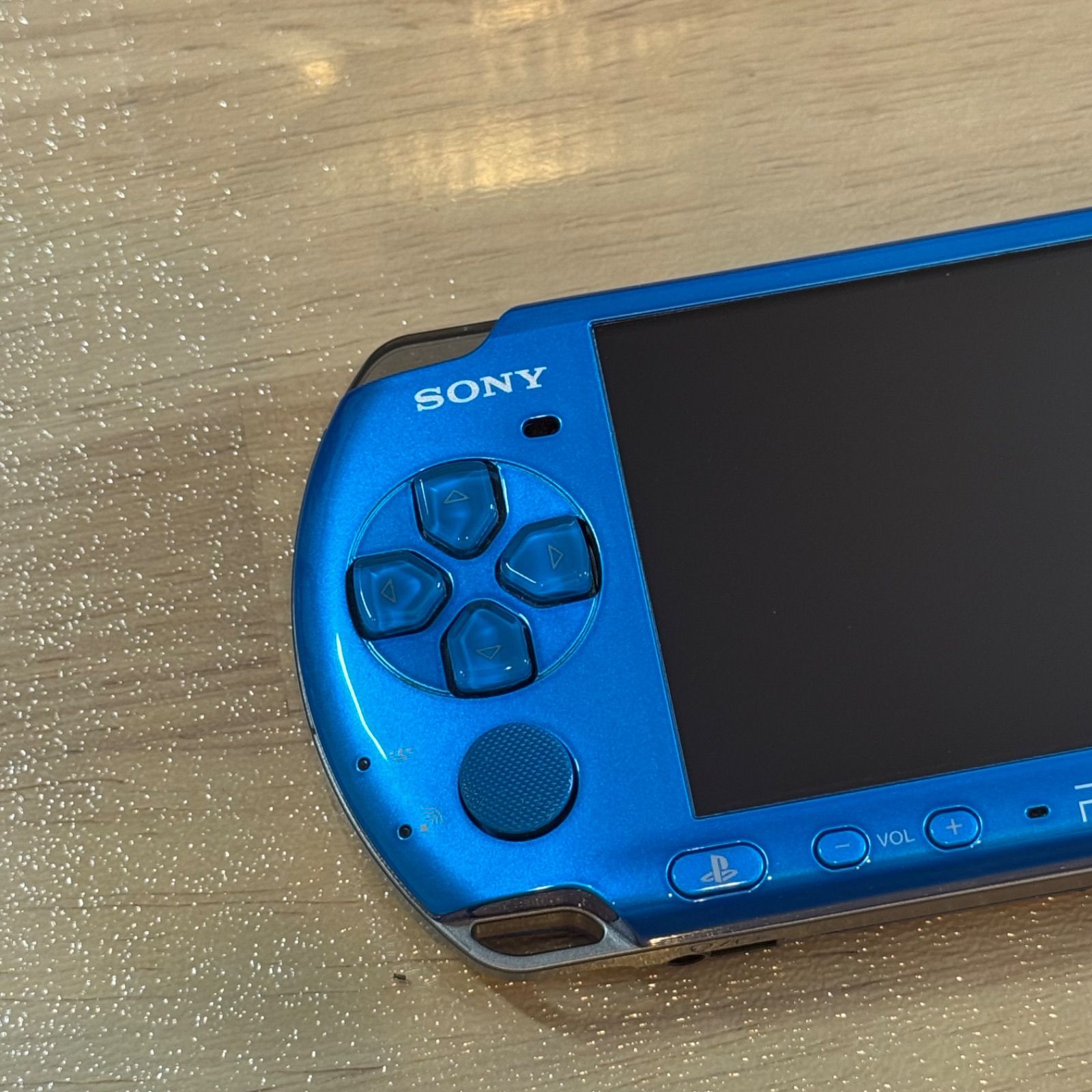 5-036【本体綺麗】PSP-3000 バイブラントブルー 箱付き 付属品あり