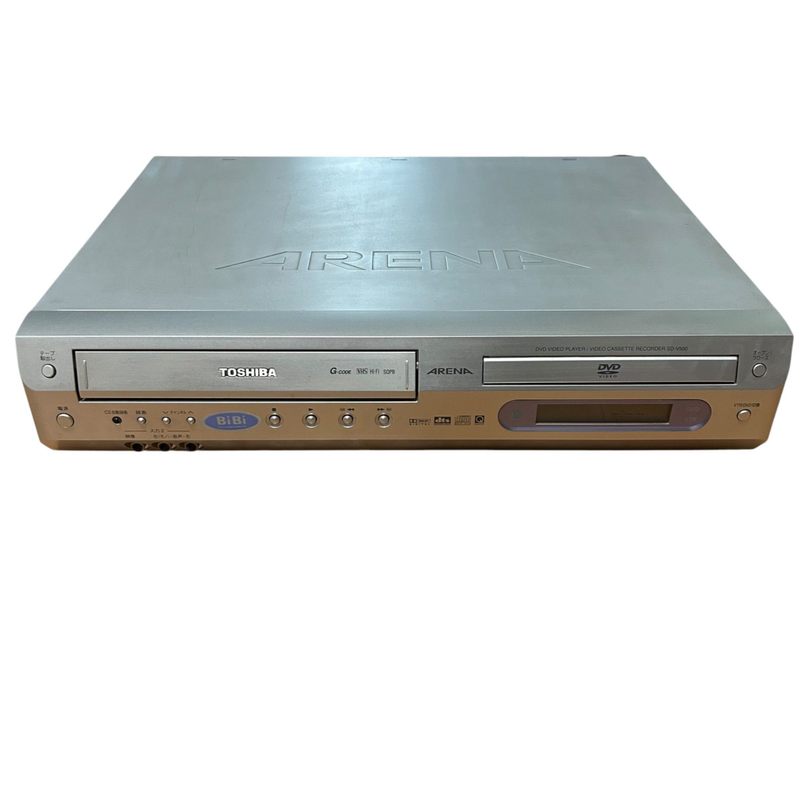 TOSHIBA 東芝 VTR一体型DVDビデオプレーヤー SD-V500 - メルカリ