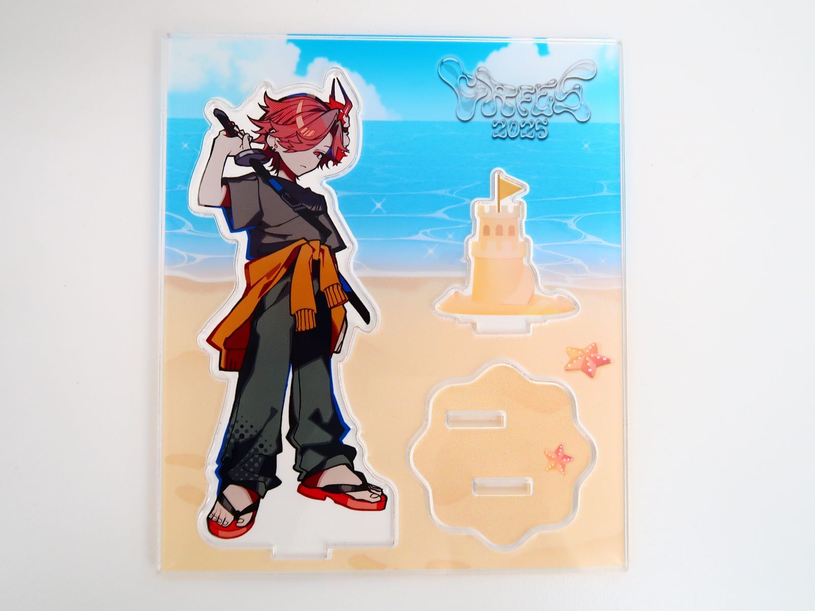 crazy raccoon CR ゲームの日　ありさか　バニラ　アクスタ Crazy Raccoon アクリルスタンド ありさか CR FES 2023 : らしんばん
