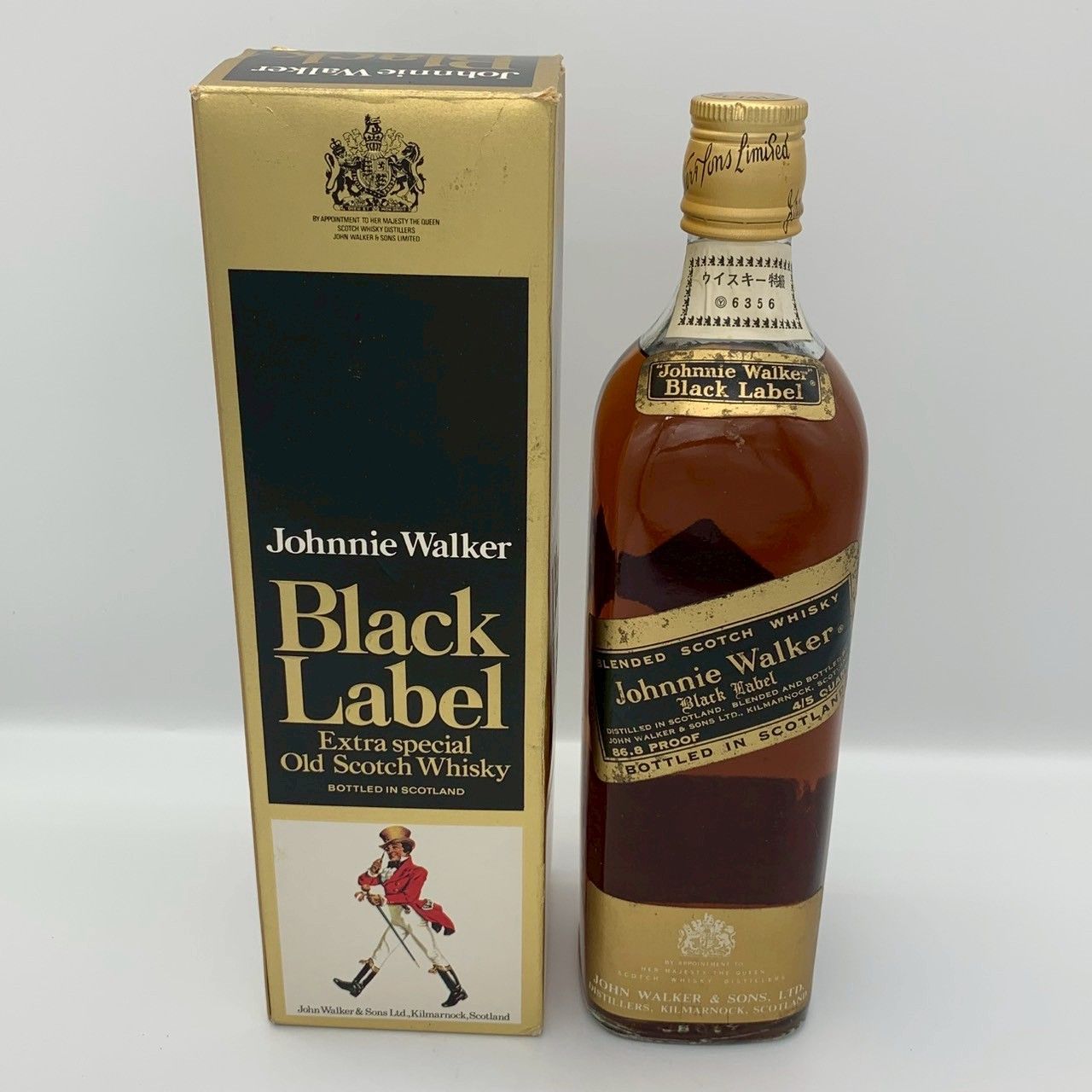 ジョニーウォーカー ブラックラベル 特級 金キャップ 760ml - メルカリ