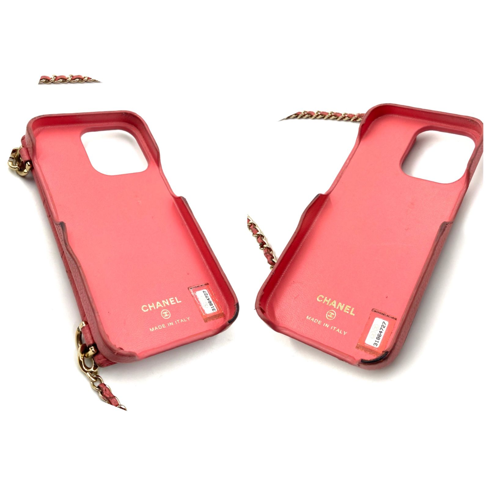 CHANEL マトラッセ iPhone14Pro ケース ピンク ゴールド金具 - メルカリ