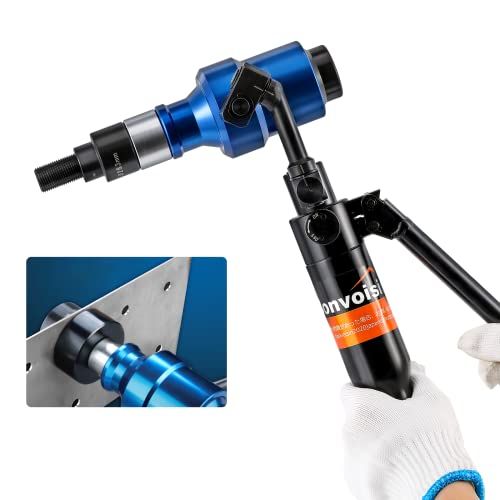 【新品】Bonvoisin 油圧パンチャー ノックアウトパンチ 70KN 2mm迄のステンレス鋼 3.5mm迄の軟鋼/薄鉄/アルミ 6種類金型 内部作動油：低凝縮耐摩耗性油圧作動油L-HV15 21eb12ba
