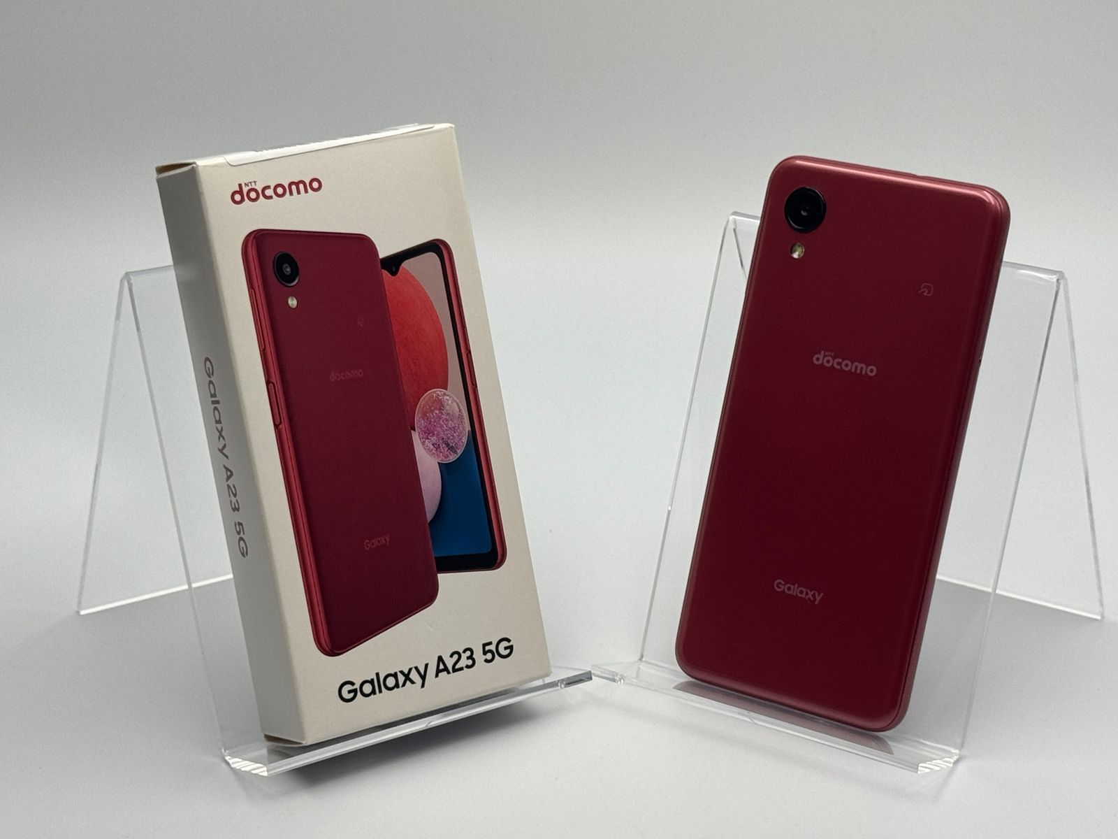 Galaxy A23 5G　SC-56C レッド 美品　おまけ付き 箱付き中古A】Galaxy A23 5G SC-56C レッド SIMフリー 白ロム - メルカリ