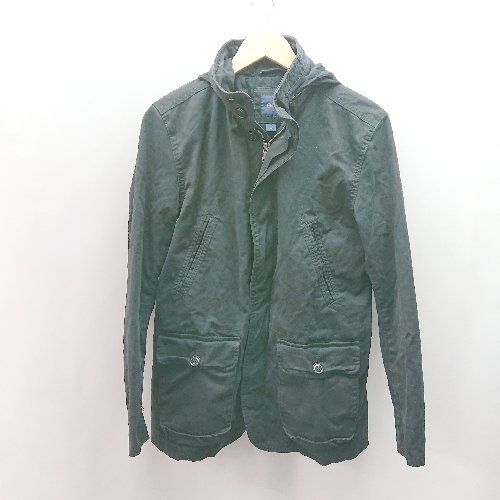 ◇ GAP ギャップ フード付き(収納可能) カジュアル 長袖 ジャケット サイズXS ブラック レディース E 【1308290039779】