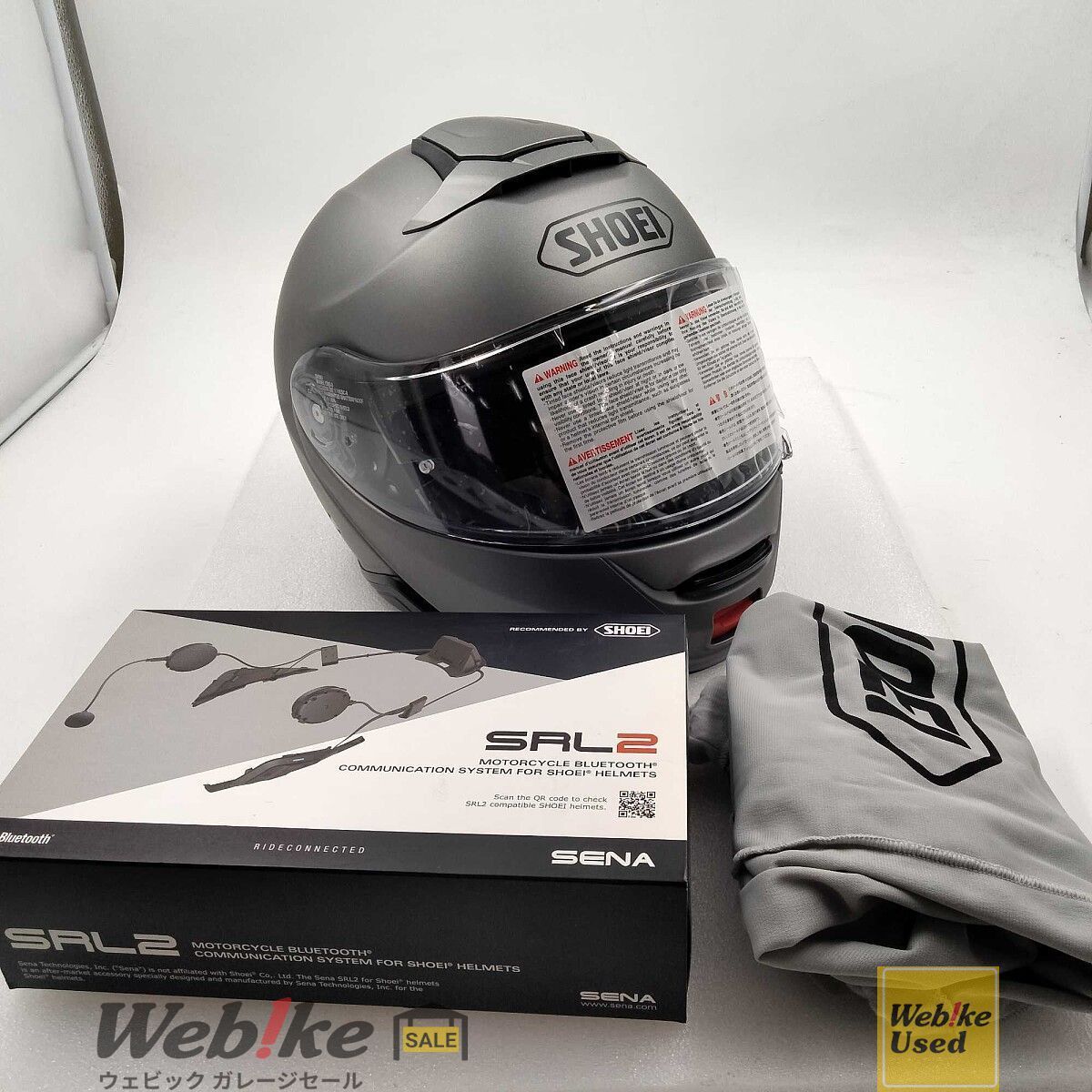 SHOEI NEOTEC II＋SENA SRL-02 システムヘルメット インカム セット