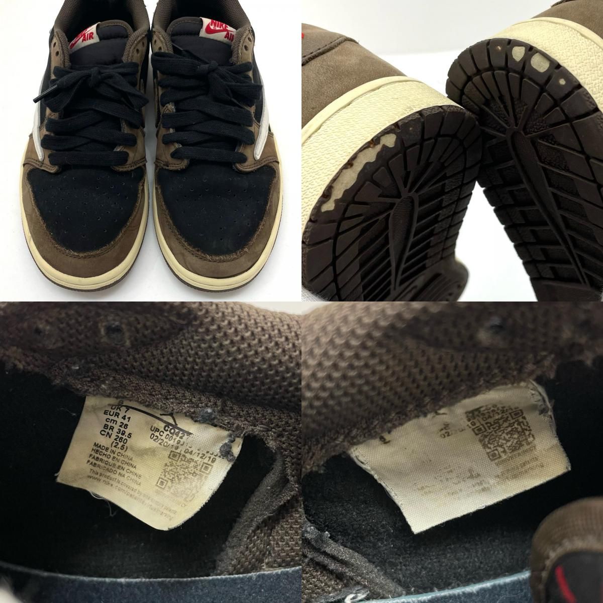 中古】NIKE×Travis Scott | ナイキ×トラヴィススコット Air Jordan 1 