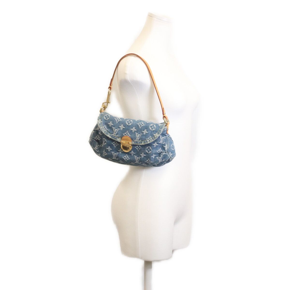 LOUIS VUITTON ルイヴィトン M95050 モノグラムデニム ミニプリーティ 