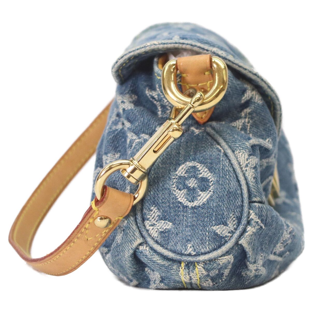 LOUIS VUITTON ルイヴィトン M95050 モノグラムデニム ミニプリーティ 