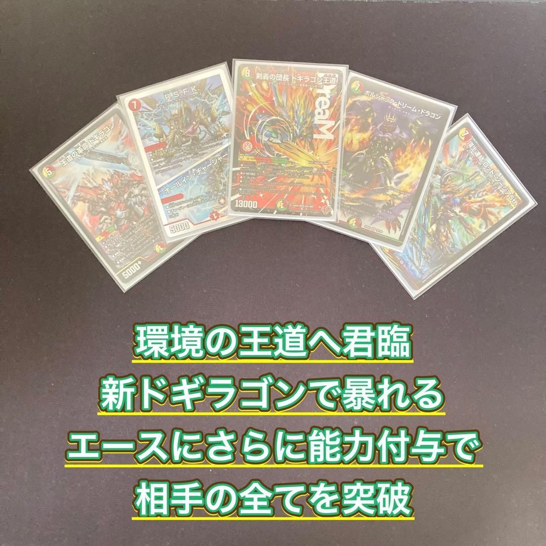本格構築 【リースボルシャックドギラゴン王道】 デッキ＆三重スリーブ
