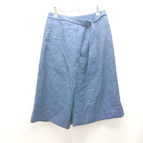 ◇ ◎ ●未使用● BABYLONE バビロン ウエストゴム デザインオシャレ パンツ サイズ38 ブルー レディース E 【1308290050026】