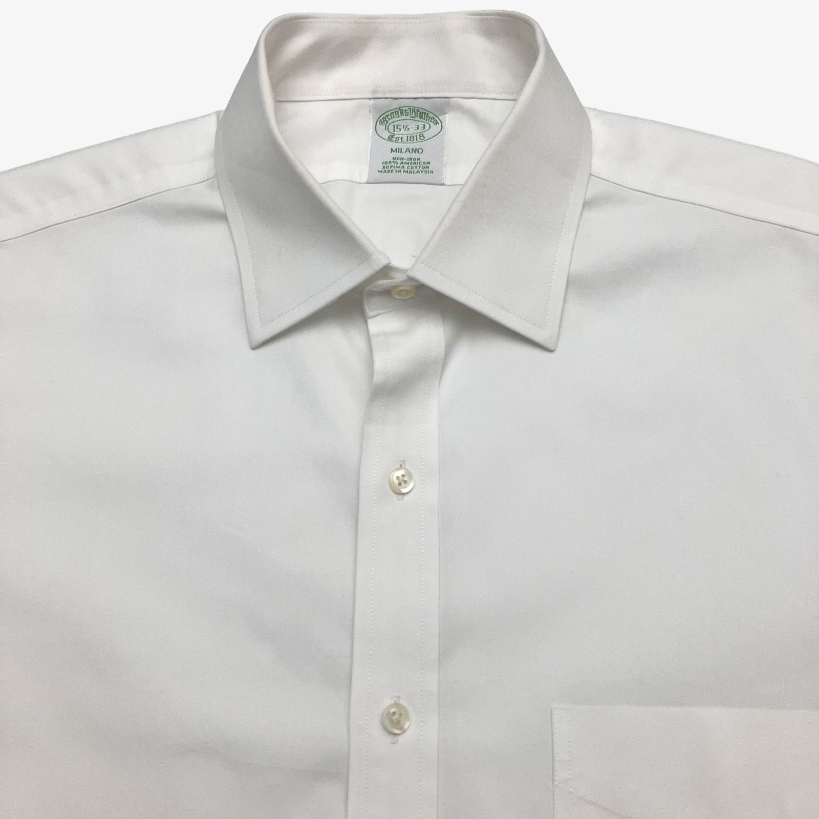 Brooks Brothers（ブルックスブラザーズ）【15 1/2-33】ワイドカラー
