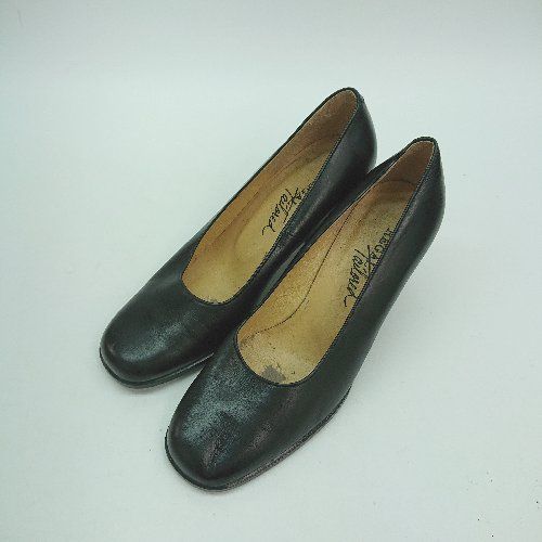 ◇ REGAL tailored ラウンドトゥ オフィスカジュアル ベーシック パンプス サイズ22cm ブラック レディース E 【1308290057223】